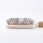 Paddle Hairbrush with Wooden Handle