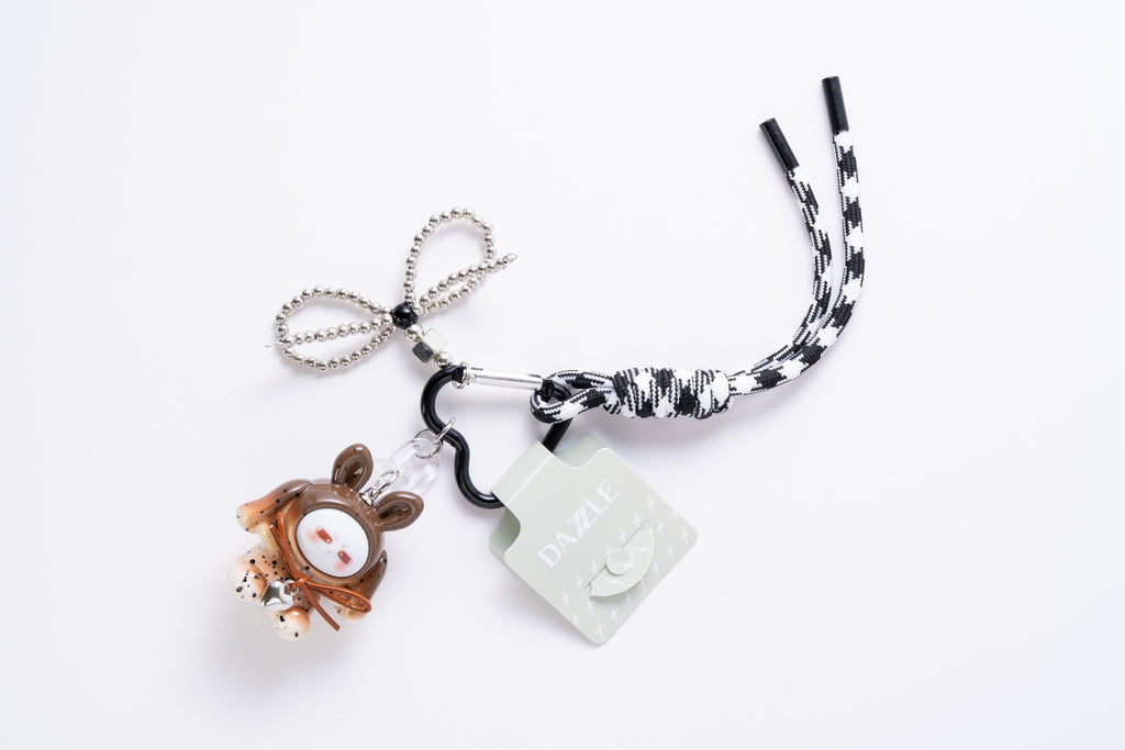 Bear Charm Strap Keychain