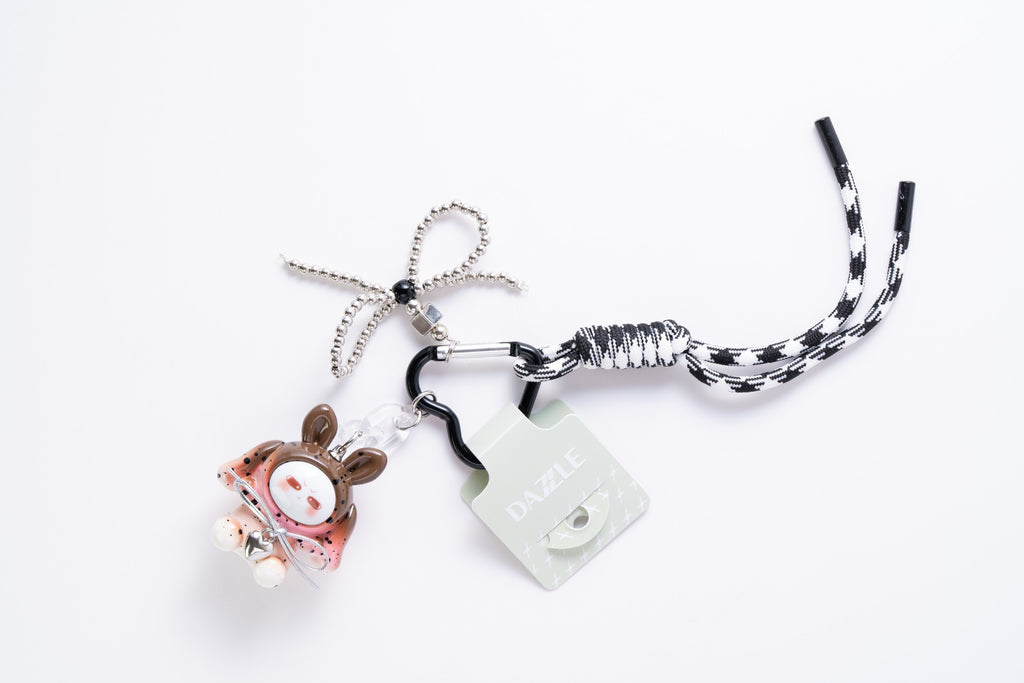 Bear Charm Strap Keychain