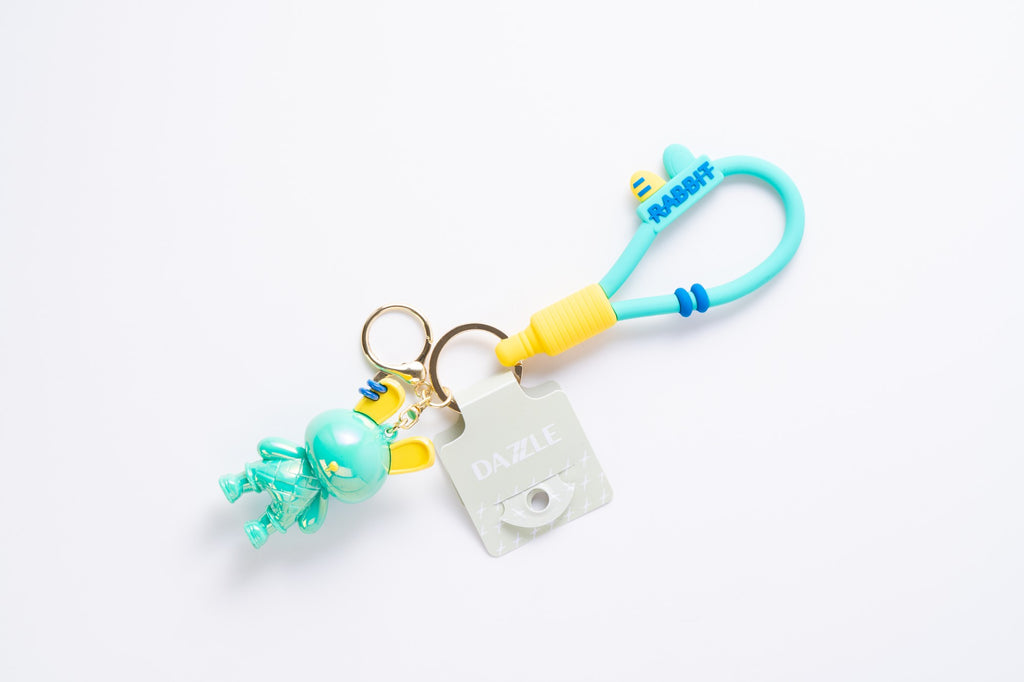 Rabbit Charm Strap Keychain