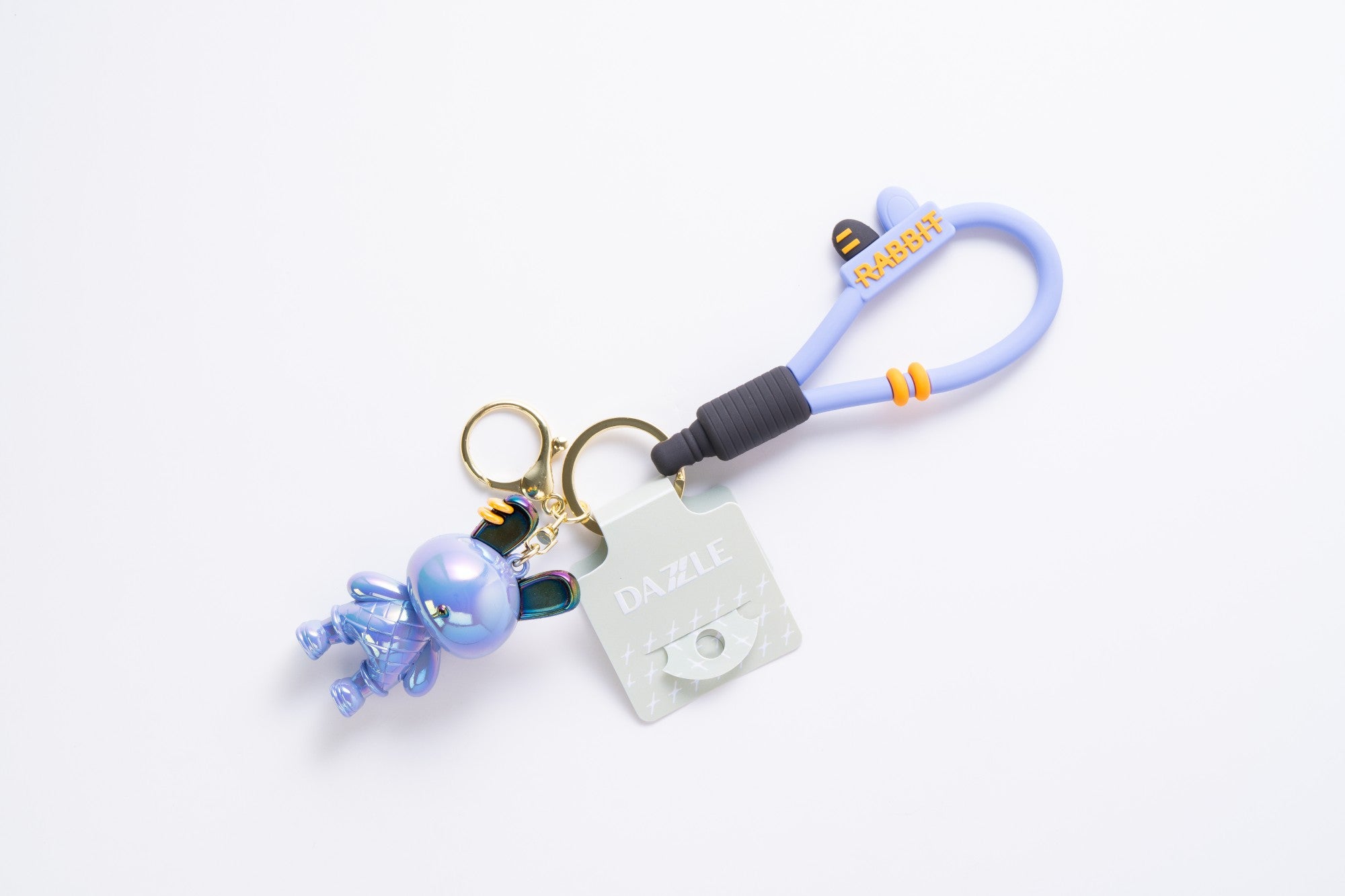 Rabbit Charm Strap Keychain