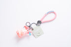 Cute Character Keychain with Silicone Loop Strap