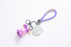 Cute Character Keychain with Silicone Loop Strap
