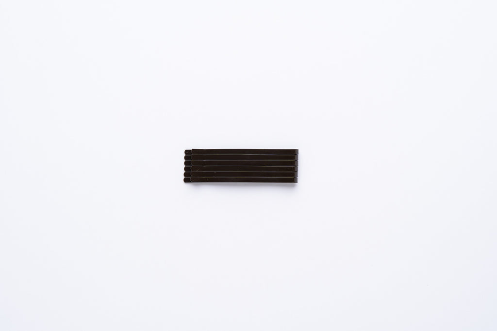 Professional Black Hair Pins  (Flat Grip Bobby Pins)
