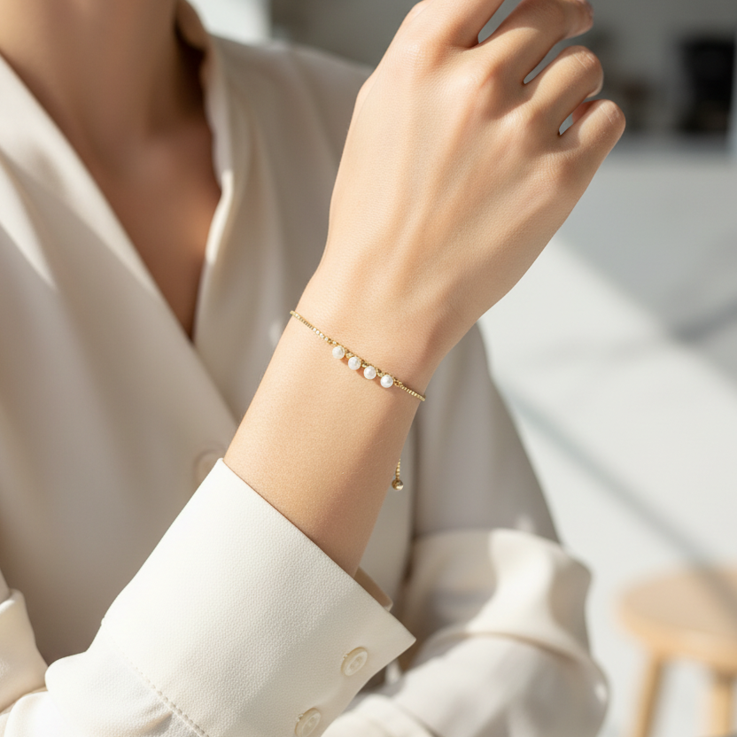 Fresh Water Pearl Adjustable Bracelet