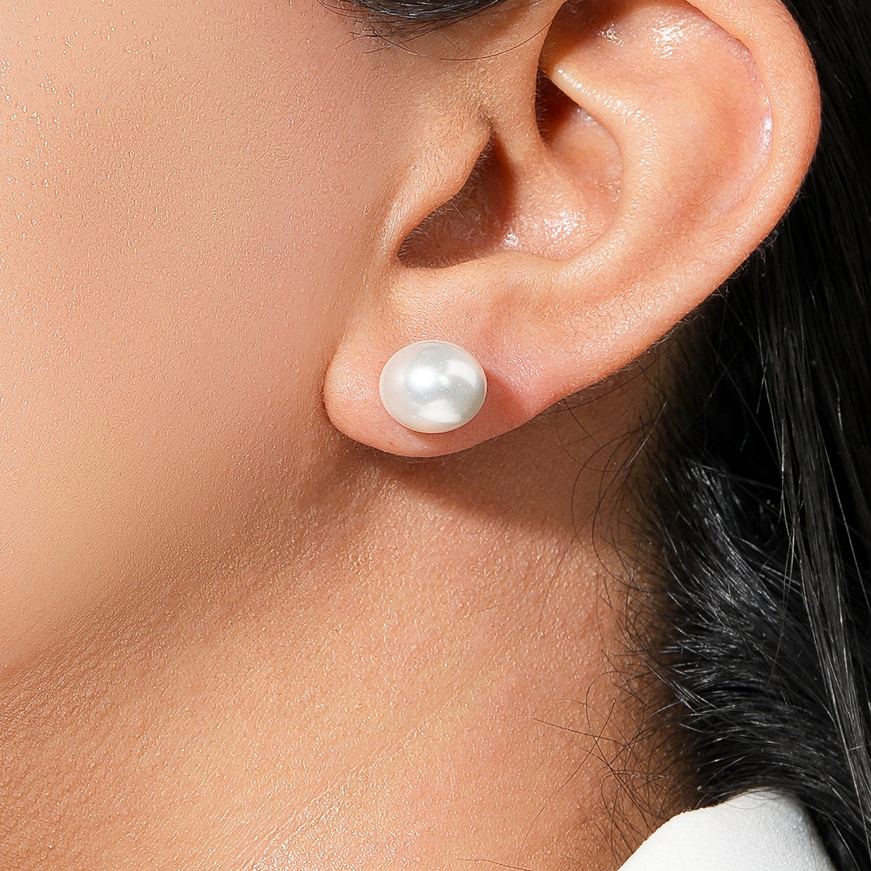 Classic Pearl Stud Earrings