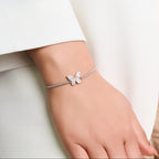Butterfly Crystal Tennis Adjustable Bracelet