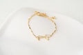 Dual Butterfly Charm Adjustable Bracelet