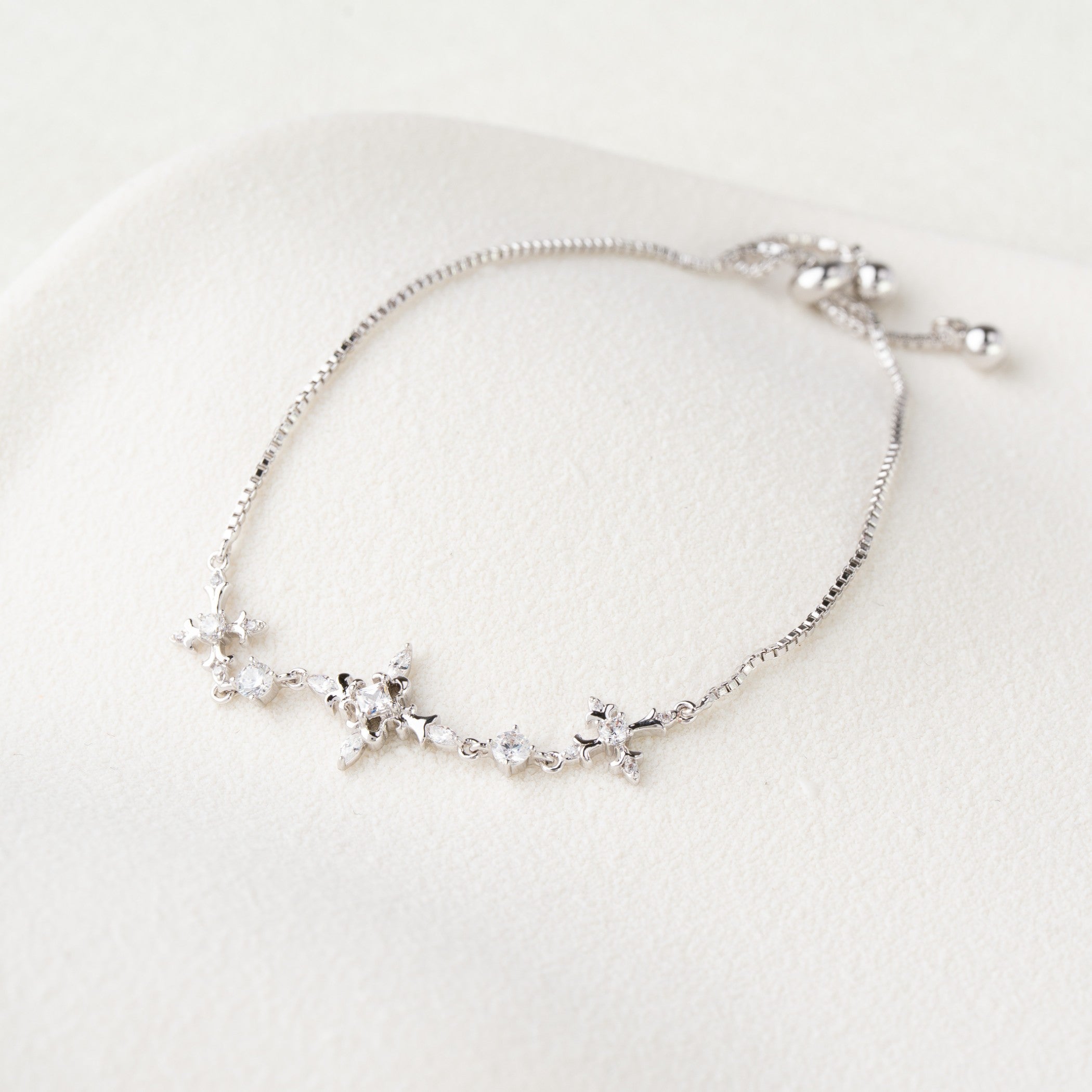 Blossom Charm Adjustable Bracelet