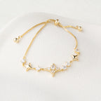 Celestial Star Crystal Adjustable Bracelet