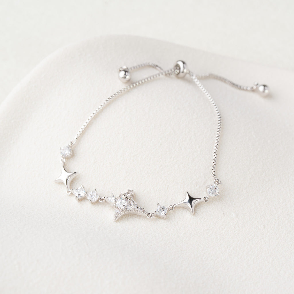 Celestial Star Crystal Adjustable Bracelet
