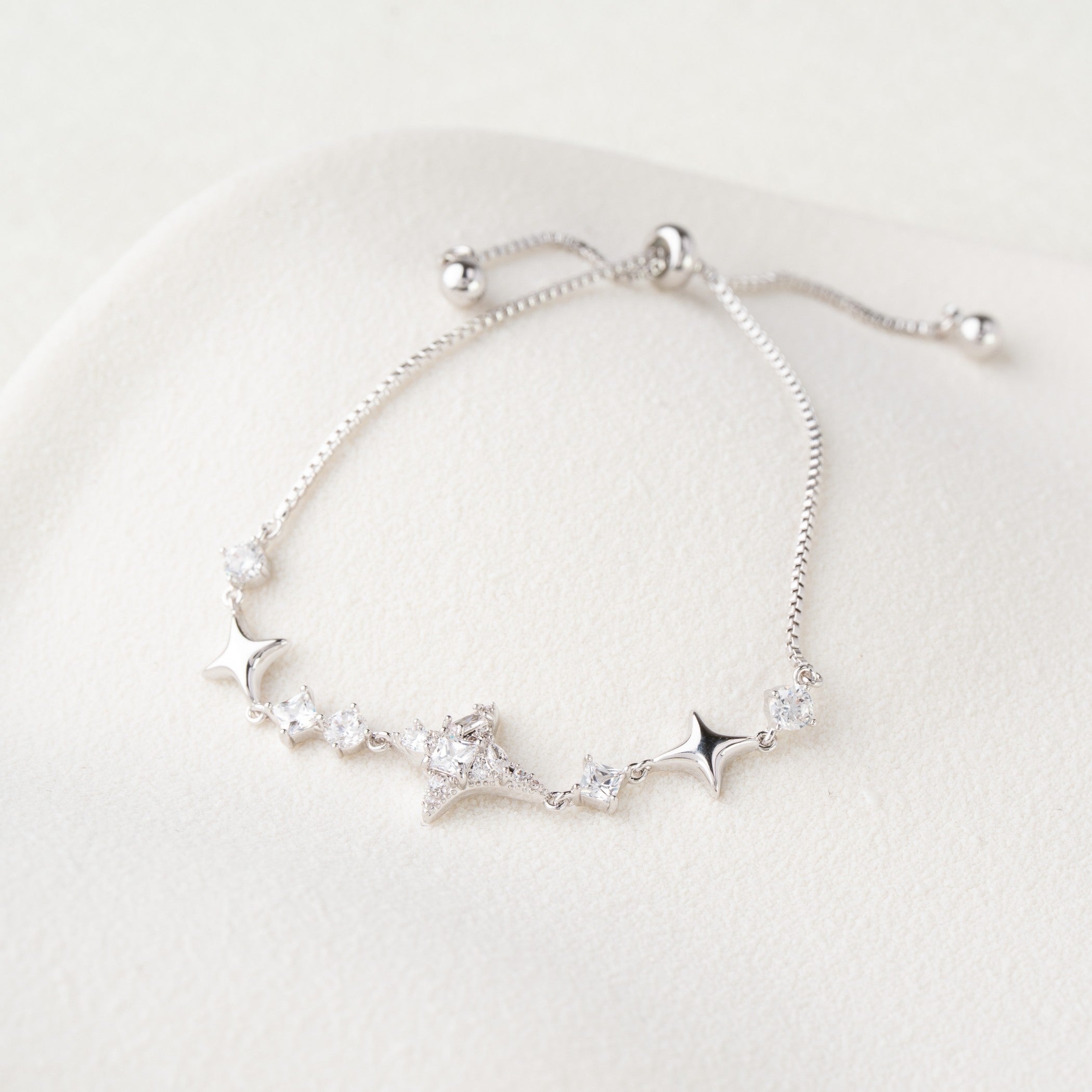 Celestial Star Crystal Adjustable Bracelet