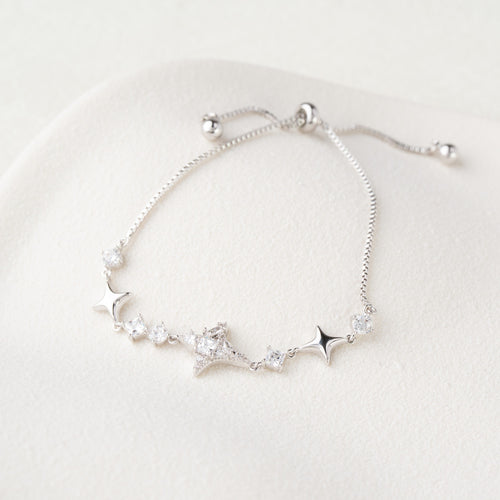Celestial Star Crystal Adjustable Bracelet