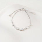 Crystal Cluster Adjustable Bracelet