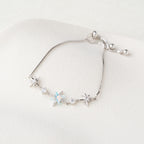 Celestial Star & Crystal Adjustable Bracelet