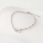 Butterfly Crystal Beaded Bracelet