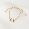 Butterfly Crystal Tennis Adjustable Bracelet