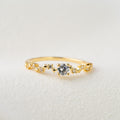 Delicate Star Detail Crystal Ring