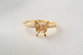 Butterfly Pearl & Crystal Statement Ring