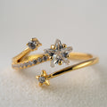 Celestial Star Crystal Wrap Ring