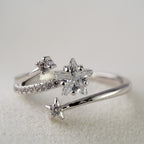 Celestial Star Crystal Wrap Ring