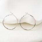 Geometric Octagon Hoop Earrings