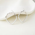 Square Frame Hoop Earrings