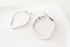 Square Frame Hoop Earrings