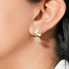 Butterfly Crystal Drop Earrings