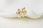 Butterfly Crystal Drop Earrings