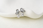 Butterfly Crystal Drop Earrings