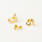 Classic Gold Mini Hoop & Stud Earring Set