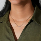 Multi Heart Crystal Charm Necklace