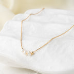 Minimal Pearl Accent Necklace