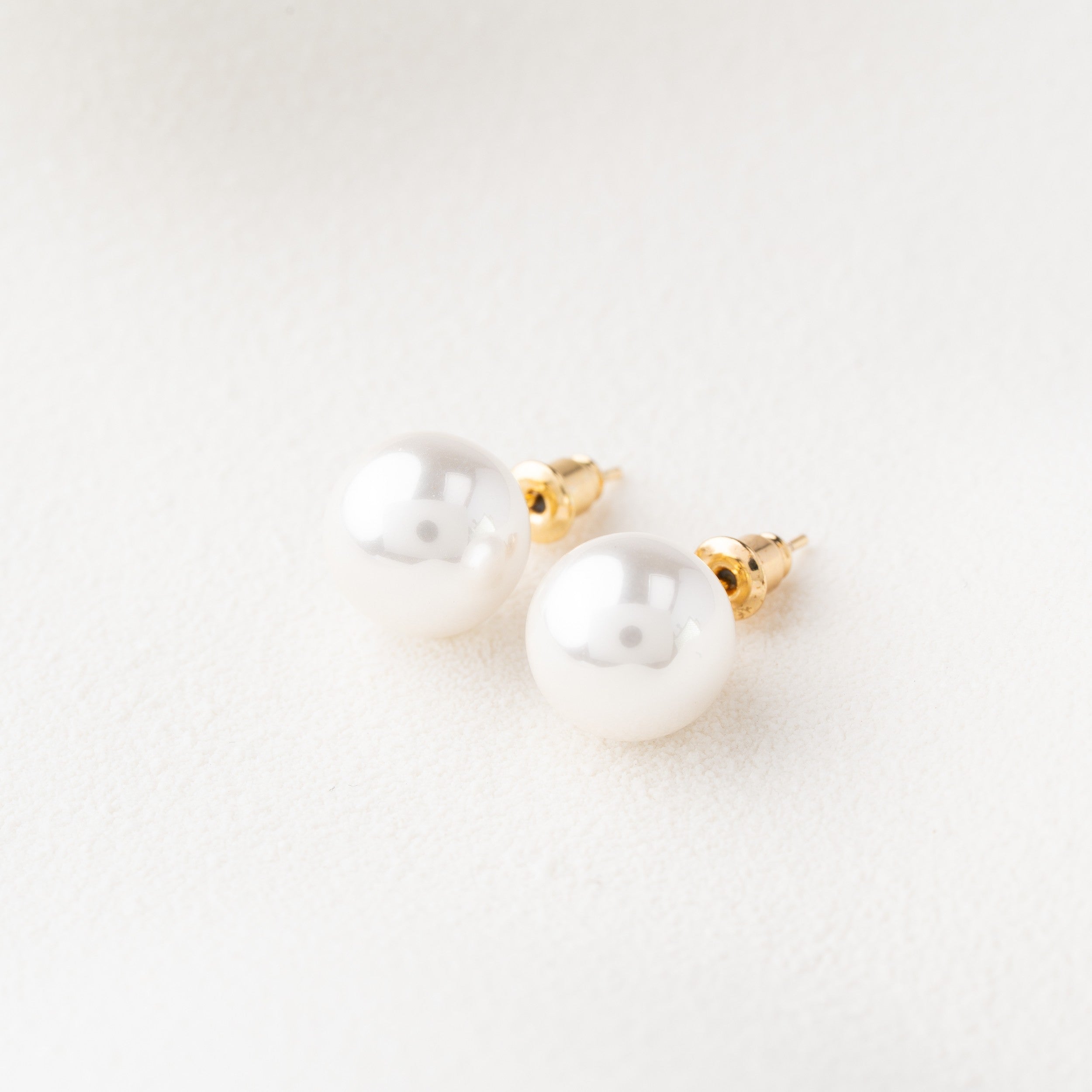 Classic Pearl Stud Earrings