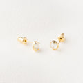 Crystal Drop Stud Earrings