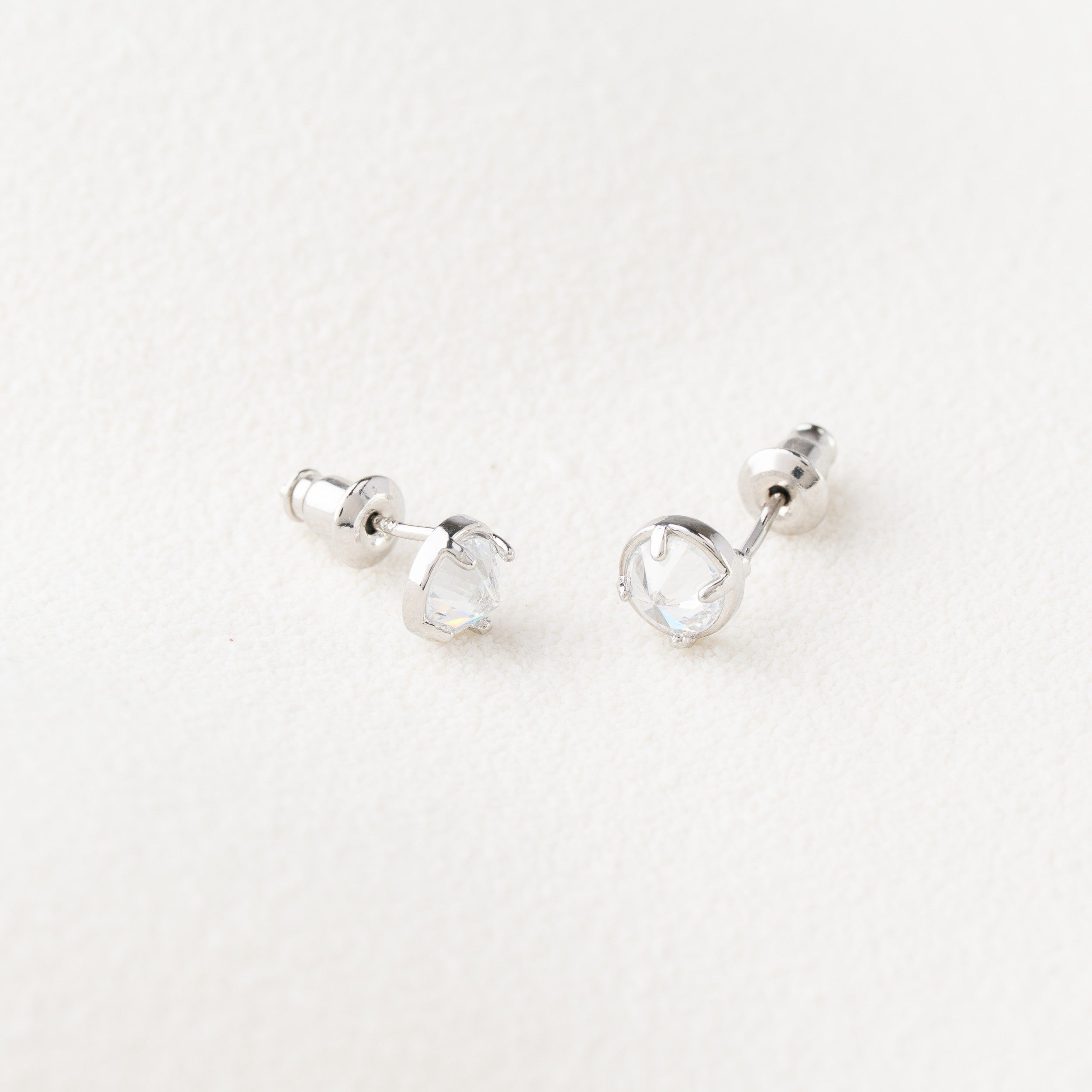 Crystal Drop Stud Earrings