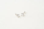 Princess Cut Crystal Stud Earrings