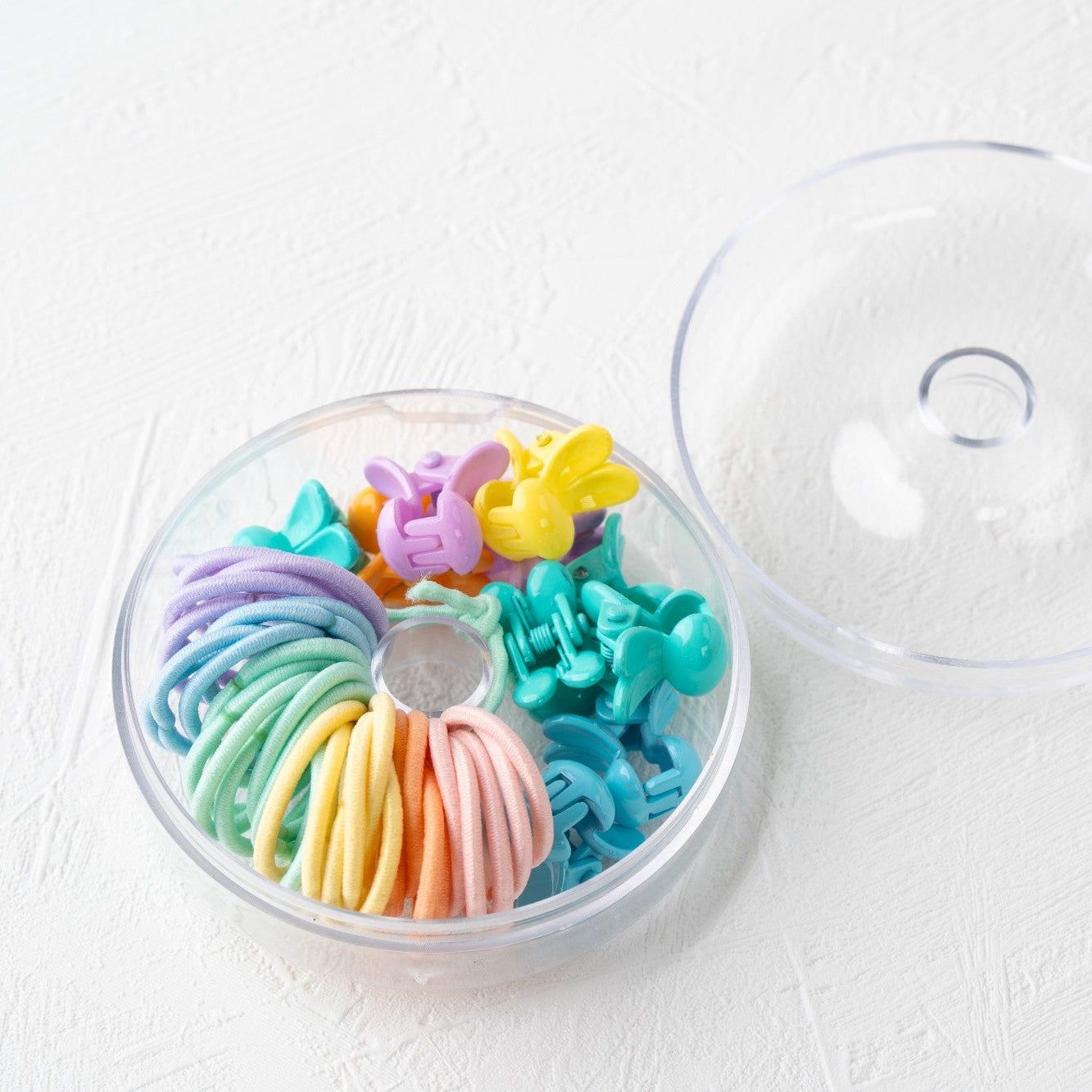 Rainbow Mini Hair Accessories Set (Clips + Bands)