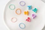 Rainbow Mini Hair Accessories Set (Clips + Bands)