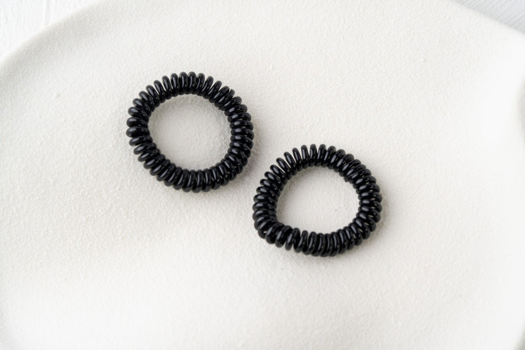 Rainbow Spiral Hair Tie Set for Kids