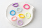 Rainbow Spiral Hair Tie Set for Kids