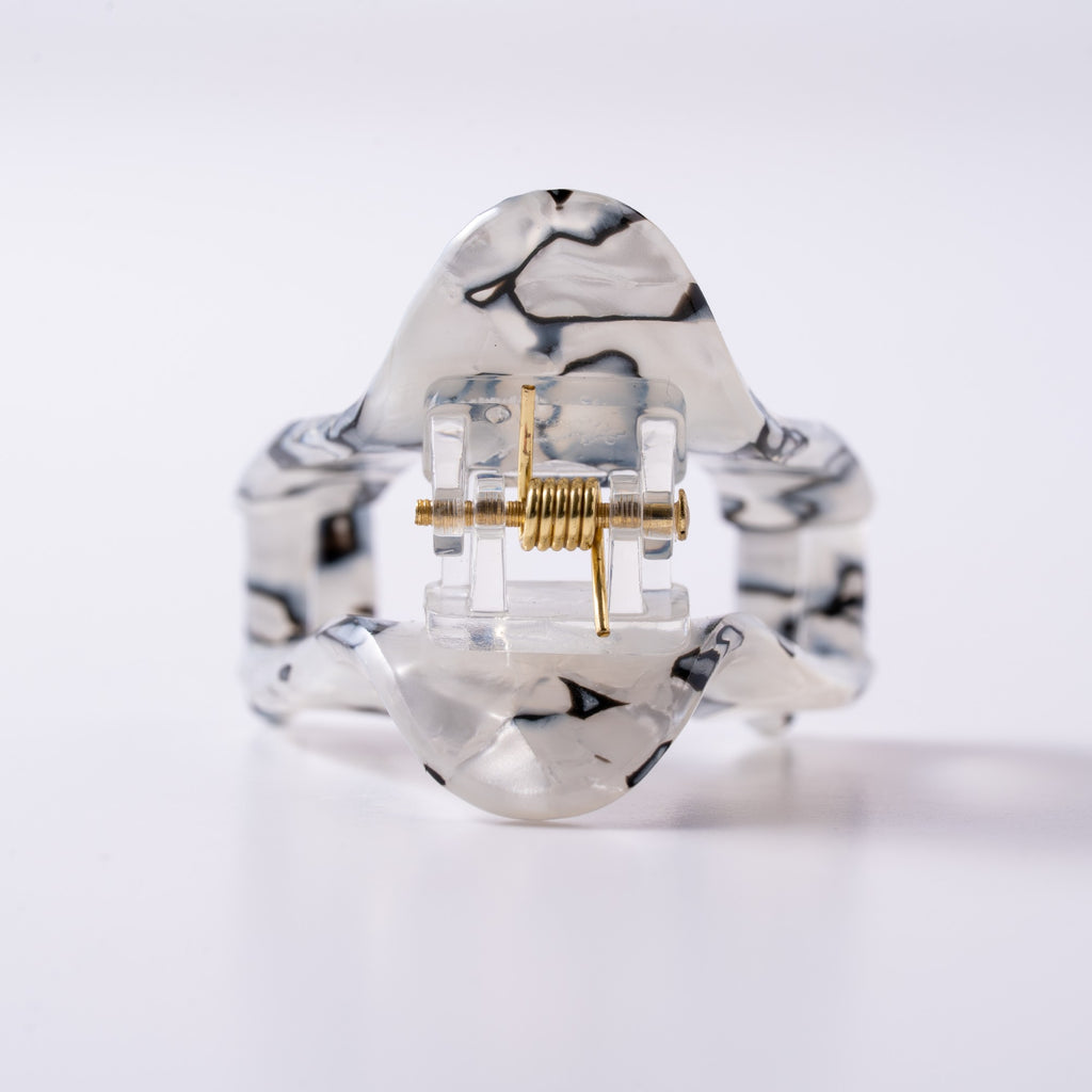 Mini Pearl Loop Claw Clip