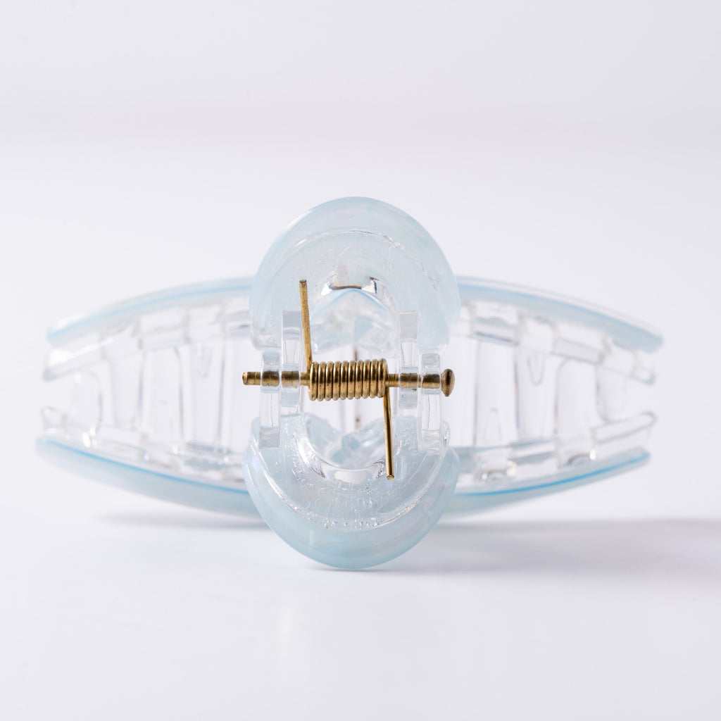 Crystal Pearl Loop Claw Clip