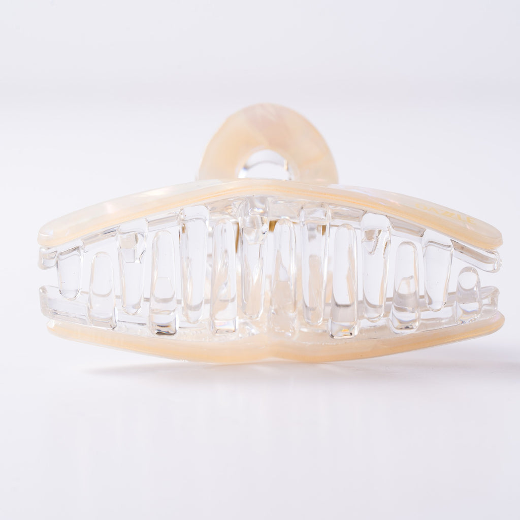Crystal Pearl Loop Claw Clip