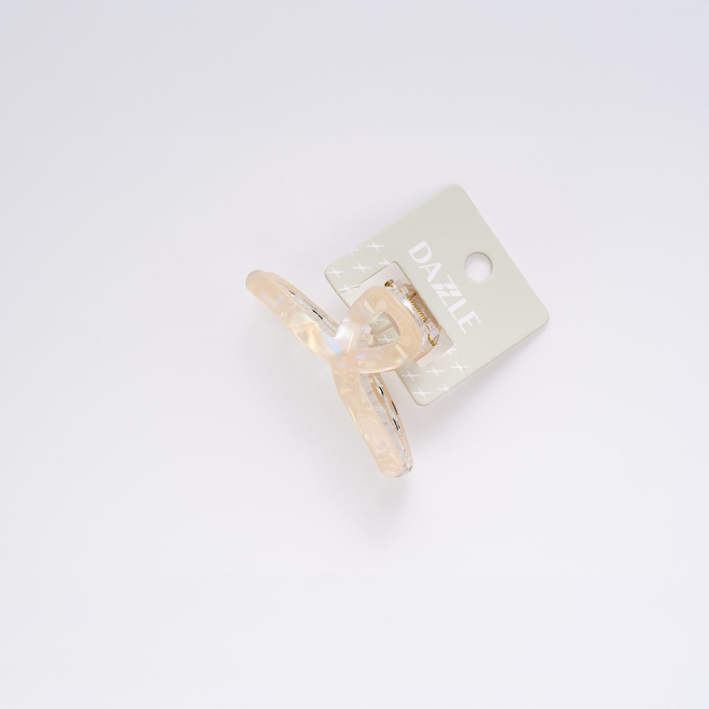 Crystal Pearl Loop Claw Clip
