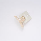 Crystal Pearl Loop Claw Clip