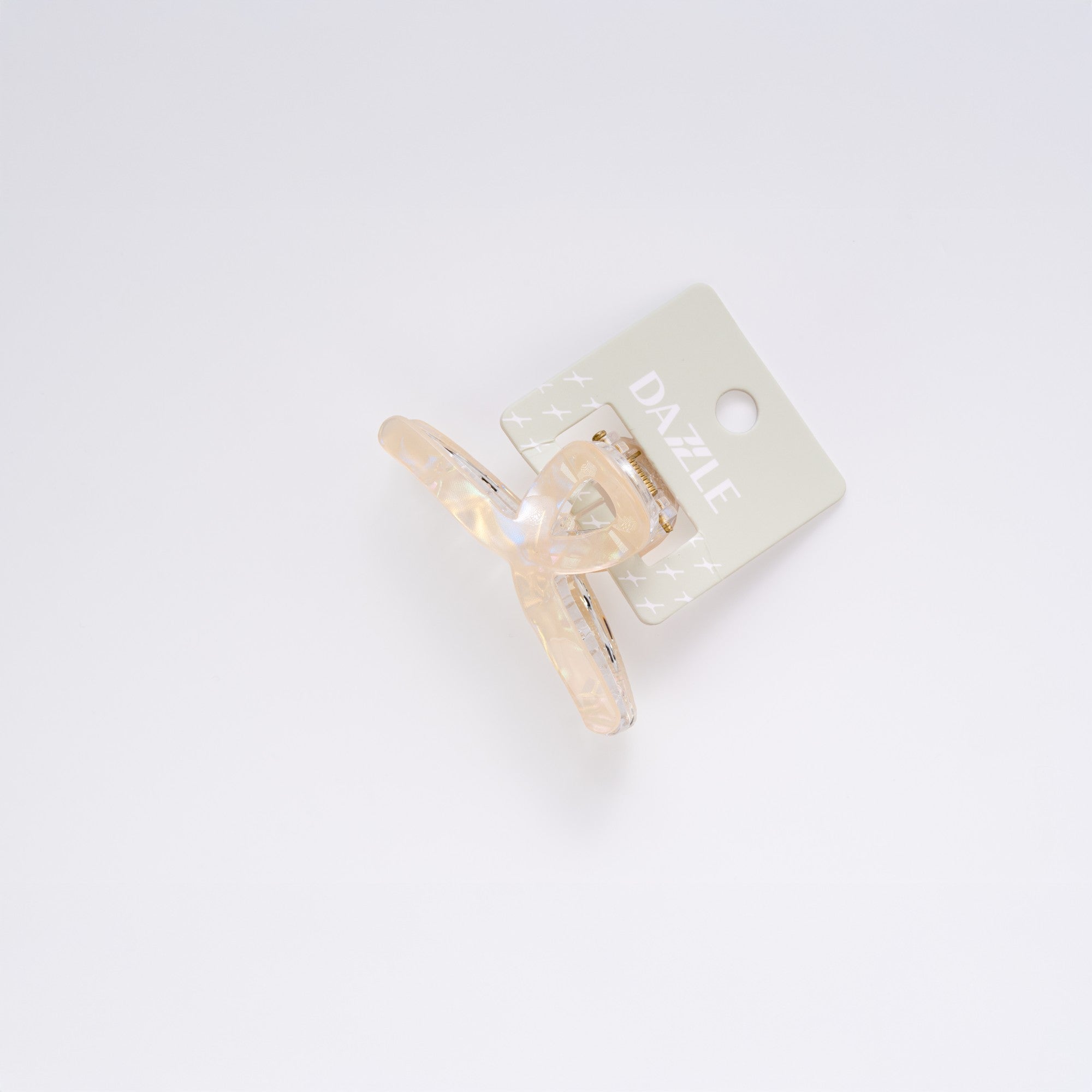 Crystal Pearl Loop Claw Clip