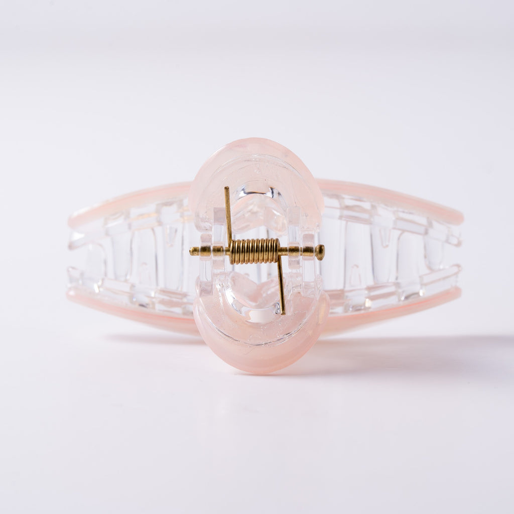 Crystal Pearl Loop Claw Clip