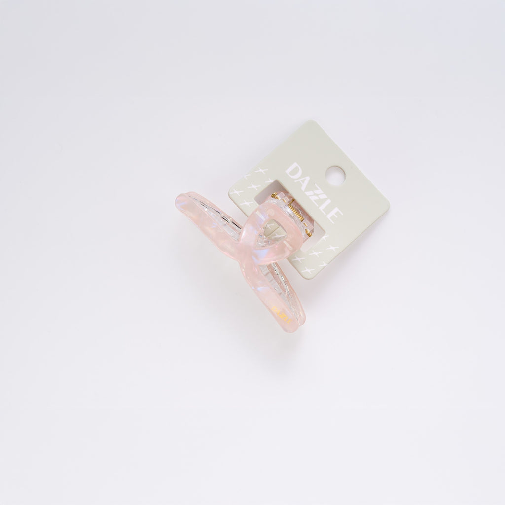 Crystal Pearl Loop Claw Clip